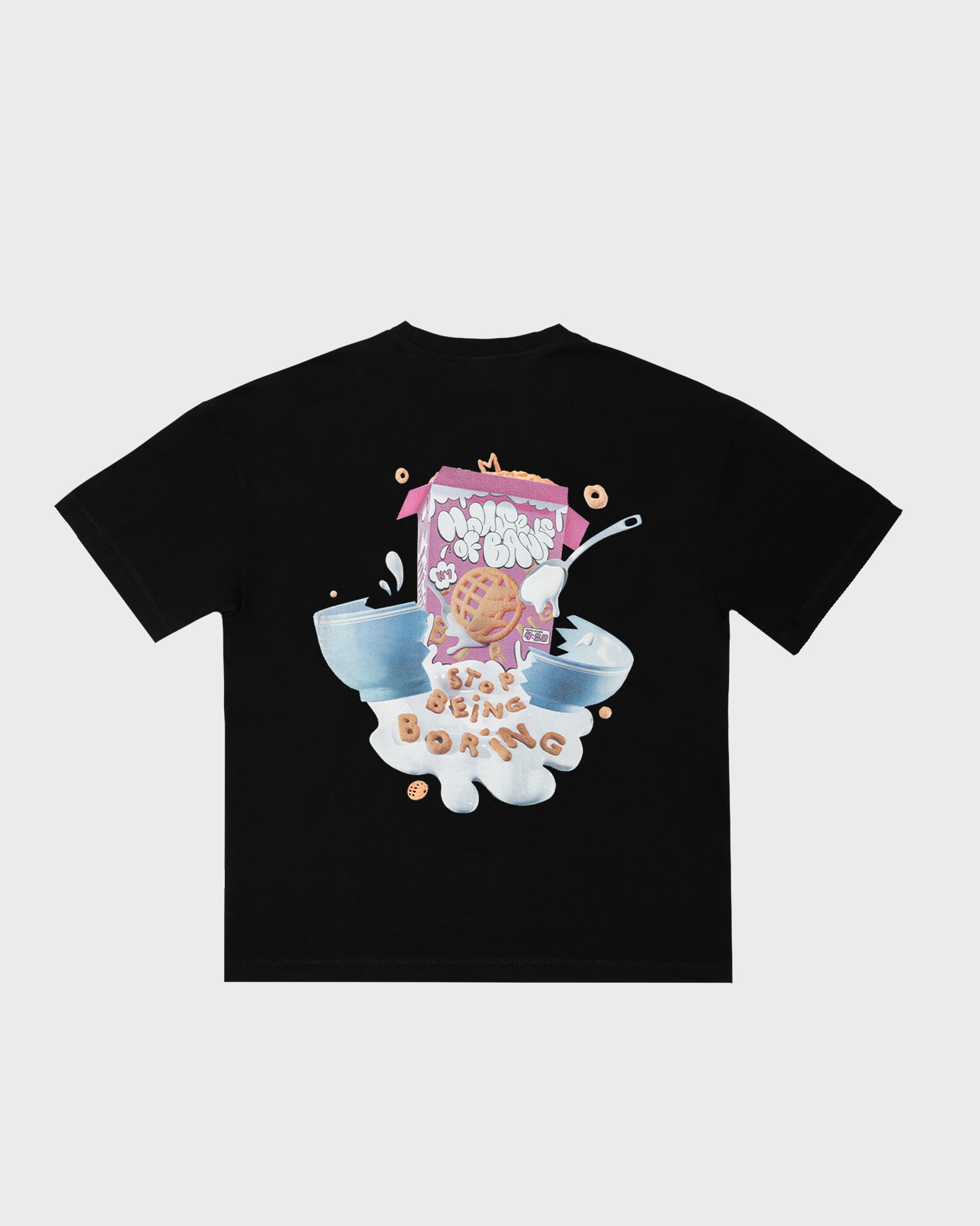 cereals czarna tee tył